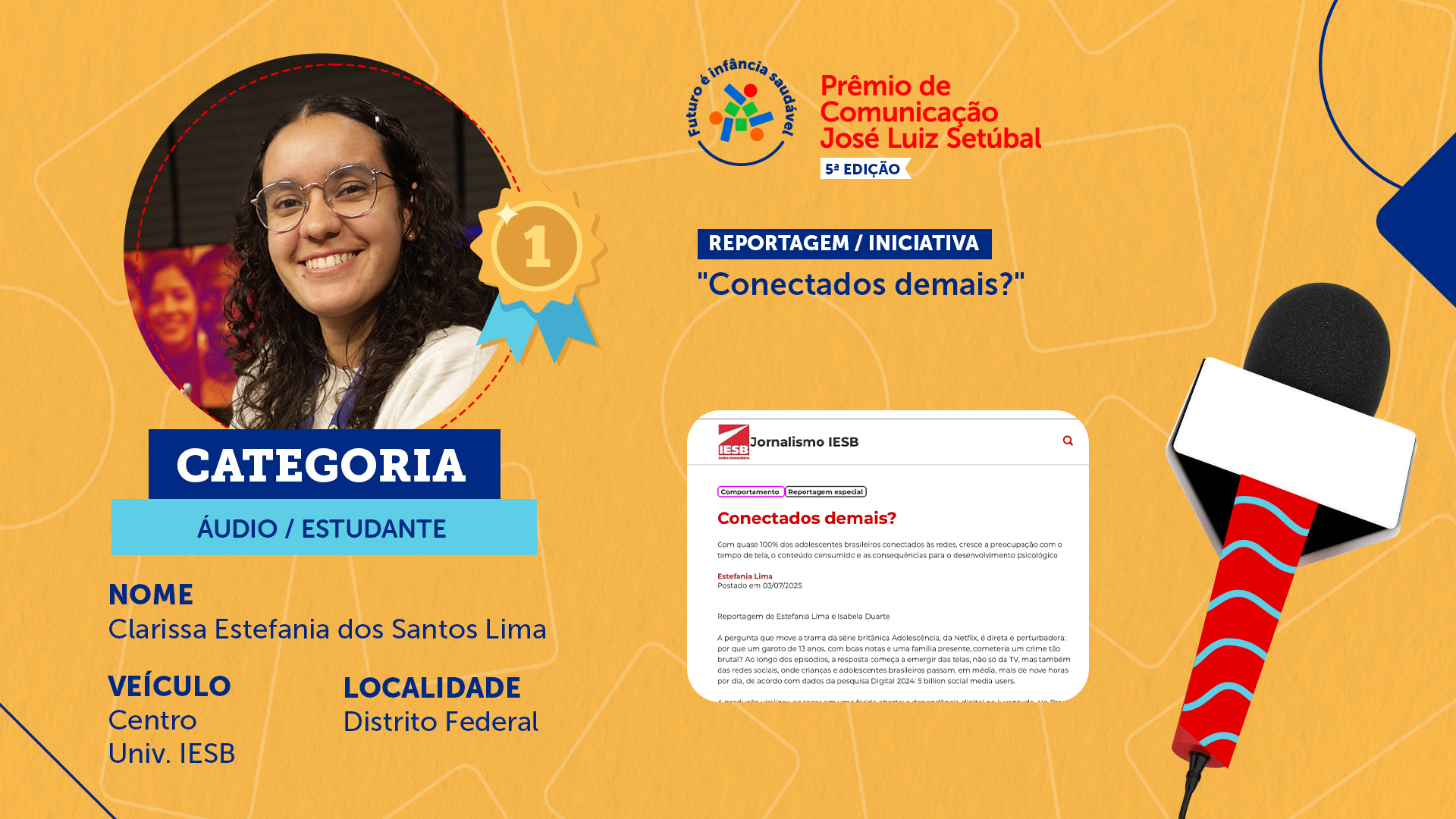 Áudio Estudante vencedor 1