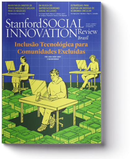 Há 20 anos, o Stanford Center on Philanthropy and Civil Society, dos Estados Unidos, produz uma das mais importantes revistas do mundo sobre inovação social e áreas afins: a Stanford Social Innovation Review. Em 2022, o conteúdo passou a ser editado no Brasil, graças ao apoio da FJLES, da Samambaia Filantropia, do Movimento Bem Maior e da Humanitas 360.