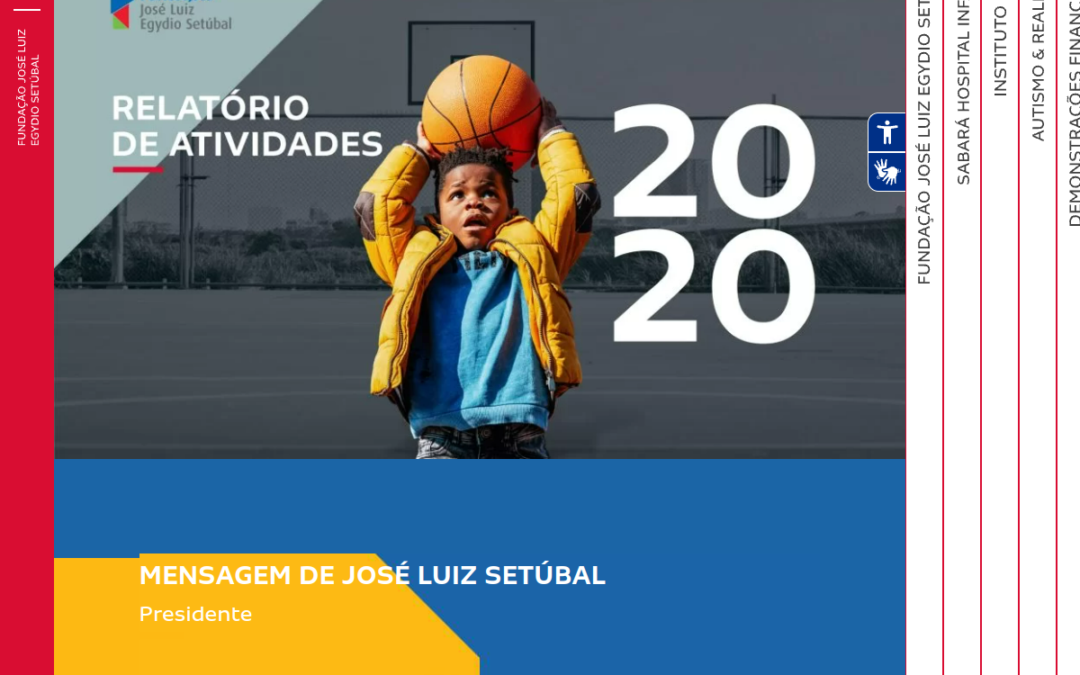 Capa do Relatório Anual 2020