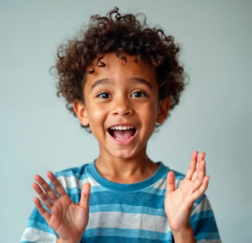 Criança sorrindo